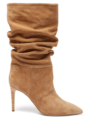 Slouchy Suede Boots from Paris Texas