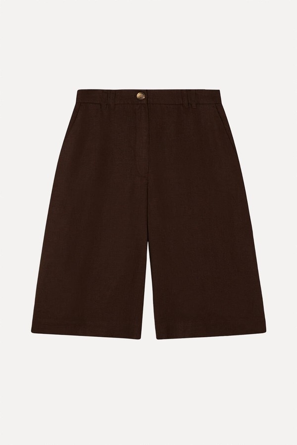 Linen Bermuda Shorts
