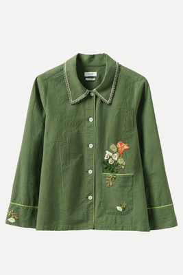 Floral Embroidered Cotton Shirt  from Toast