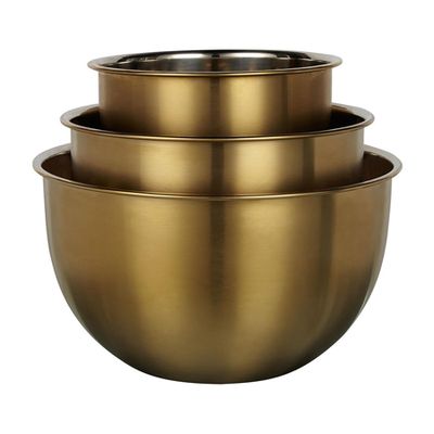 Gold Mixing Bowls from John Lewis & Partners