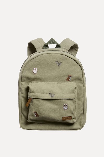 Animal Cotton Canvas Backpack from Newbie