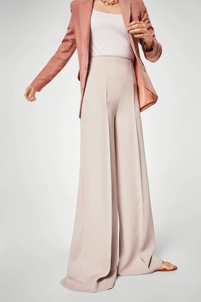 High Waist Palazzo Trousers from Mango