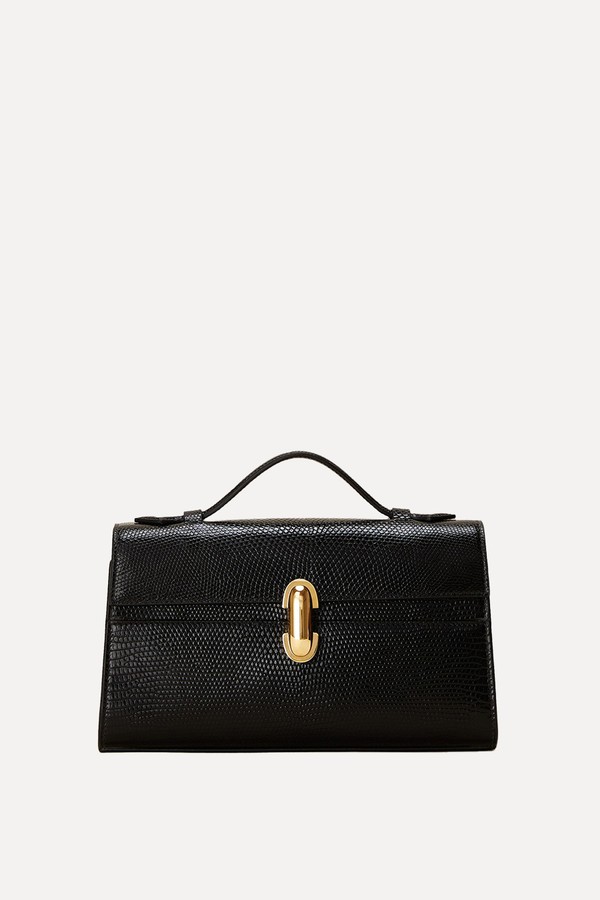 Symmetry Pochette Leather Tote Bag from Savette