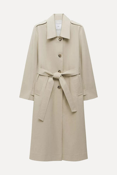 Candy Cotton Trench from Mango