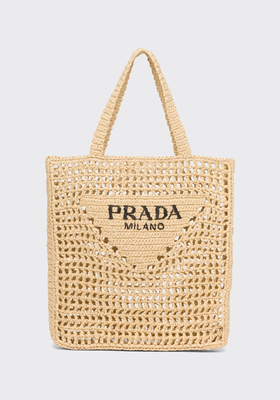 Raffia Tote Bag from Prada
