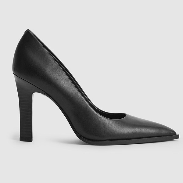 Ada Leather Court Shoes from Reiss