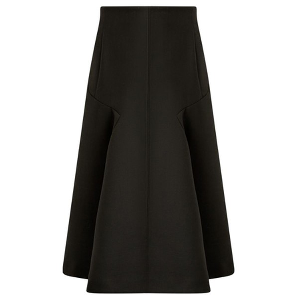 Gaby Wool Pleat Skirt
