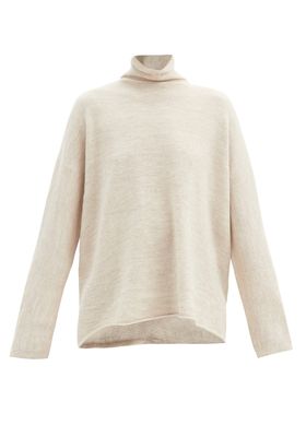 Roll-Neck Alpaca-Blend Sweater from Lauren Manoogian