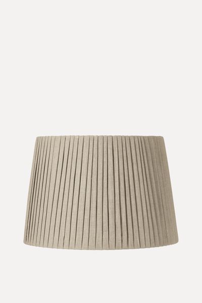 Iro Pleated Linen Lampshade from Oka