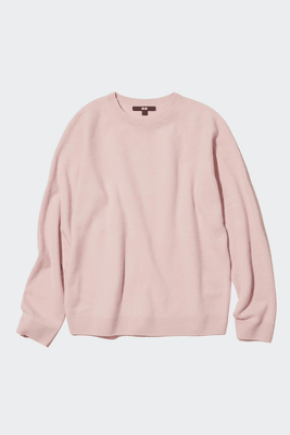 3D Knit Seamless Cashmere Crew Neck Jumper from Uniqlo