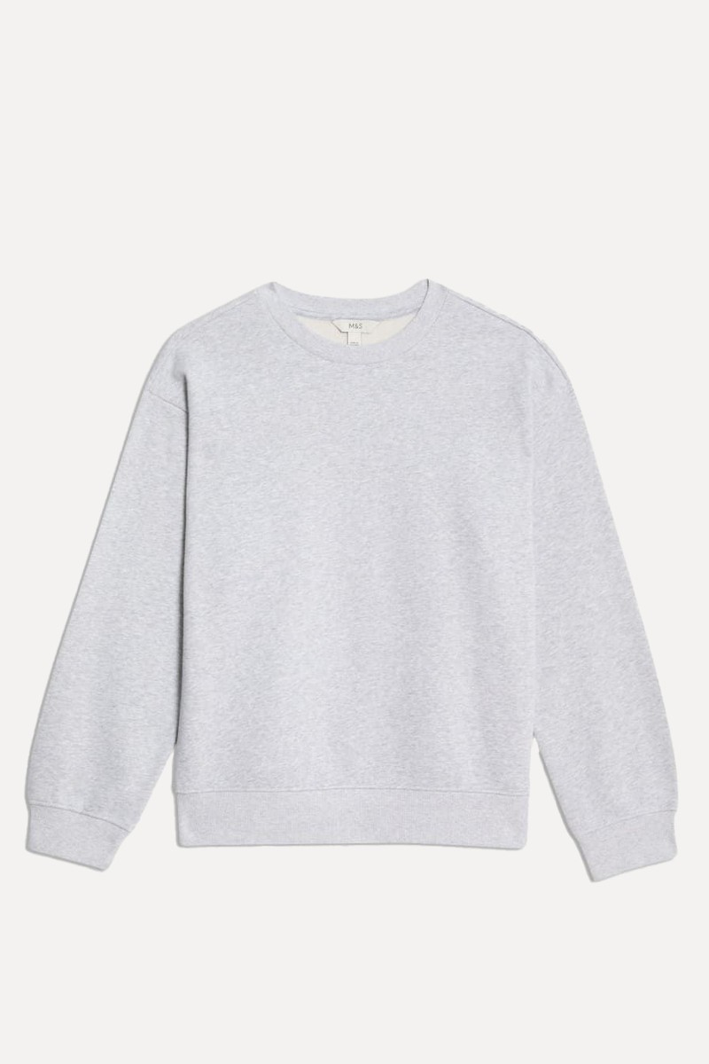 Cotton Rich Sweatshirt from M&S