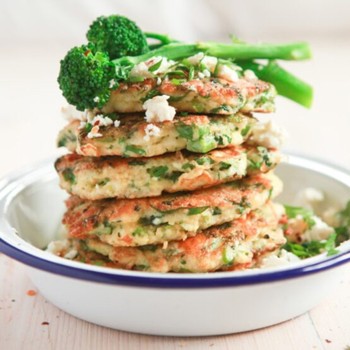 Tenderstem Broccoli Couscous Pancakes