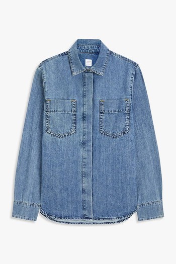 Plain Patch Pocket Denim Shirt from John Lewis