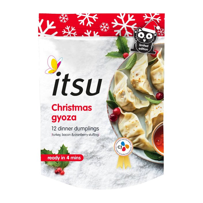 Christmas Gyoza With Bacon, Turkey, Cranberry & Sage from Itsu 