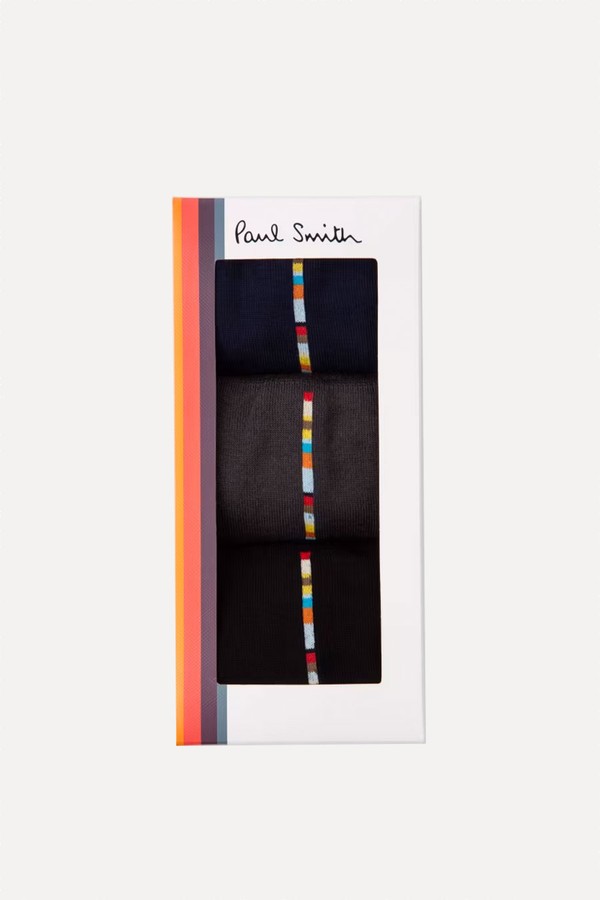 Set Of 3 Vittore Cotton-Blend Socks from Paul Smith