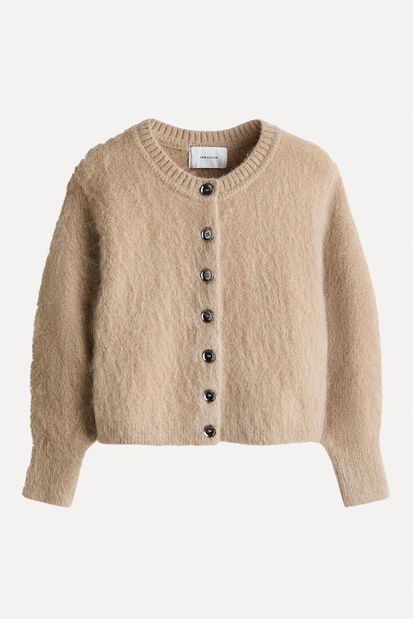 Mohair-Blend Cardigan
