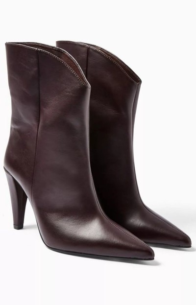 Vegan Burgundy Boots