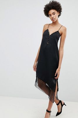 After Hours Lace Trim Slip Dress from N1H2