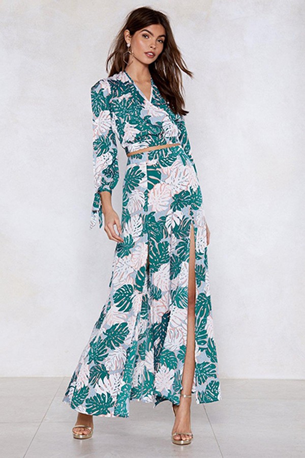 Palm Inside The Storm Maxi Skirt