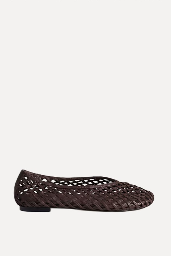 Luna Woven Ballet Flats from topshop
