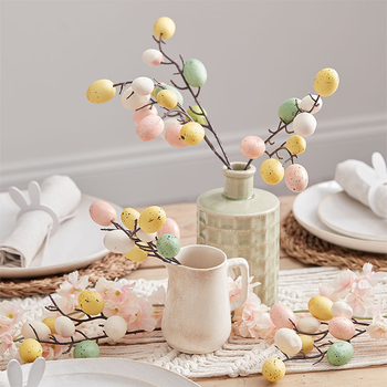 Multi-Coloured Easter Egg Stem Decoration, £14.99 | Party Pieces