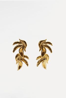 Leaf Earrings from Zara