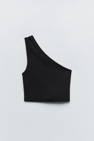 Ribbed Asymmetric Top from Zara