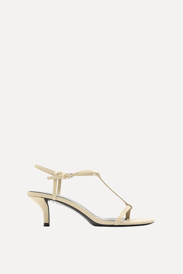 Strappy Mid-Heel Sandals