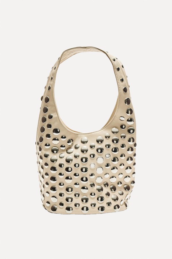 Studded Shoulder Bag from Stradivarius