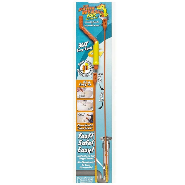 2 Disposable Plughole Cleaning Brushes from The Drain Weasel