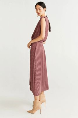 Pleated Knit Skirt from Mango