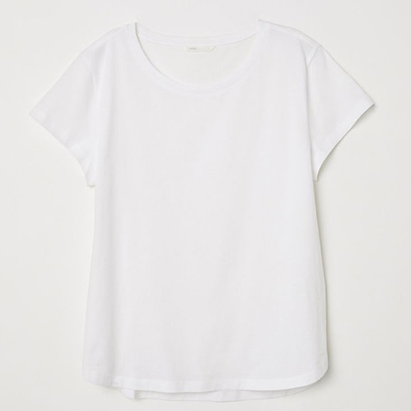 Cotton White T-Shirt from H&M