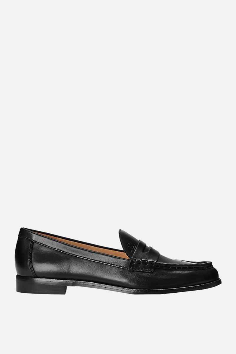Wynnie Burnished Leather Loafers from Ralph Lauren