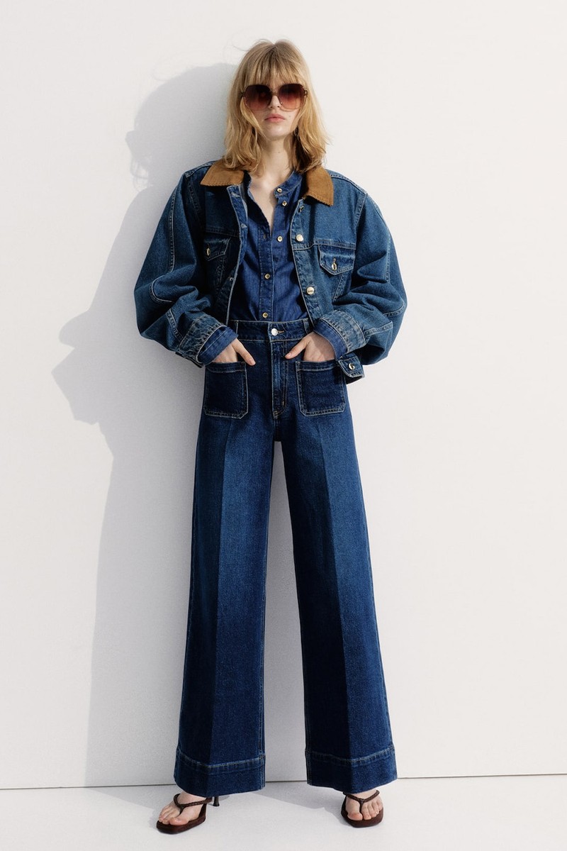 Wide High Jeans from H&M