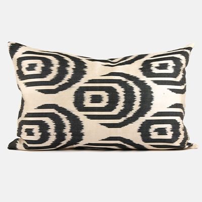 Large Silk Ikat Cushion from Ceraudo