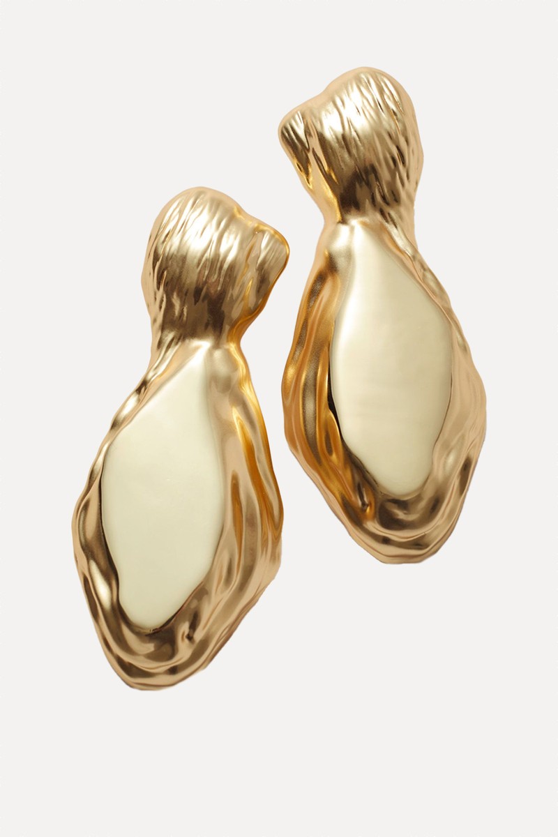 Sculptural Clip Earrings