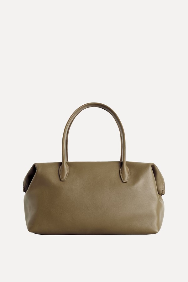 Montmartre Leather Bowling Bag 
