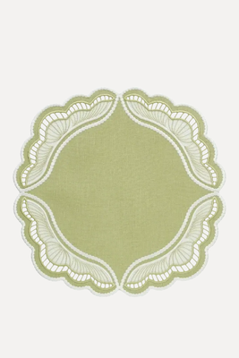 Set Of 2 Oyster Placemats from Truffle Bee