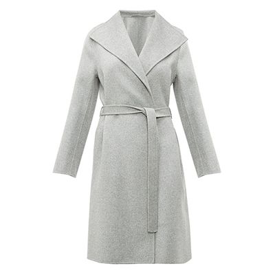 Lima Belted Wool Blend Coat from Joseph