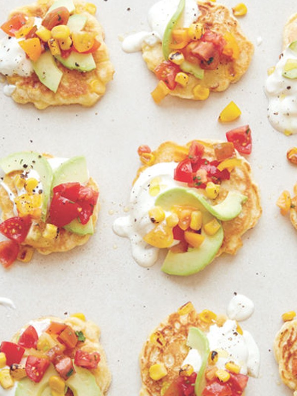 Mini Sweetcorn Pancakes