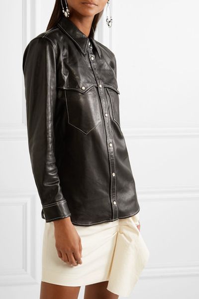 Nile Leather Shirt from Isabel Marant