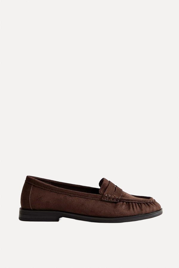 Faux Suede Loafers
