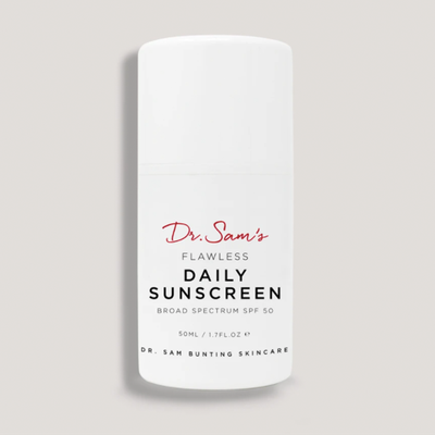 Flawless Daily Sunscreen SPF 50 from Dr Sam Bunting