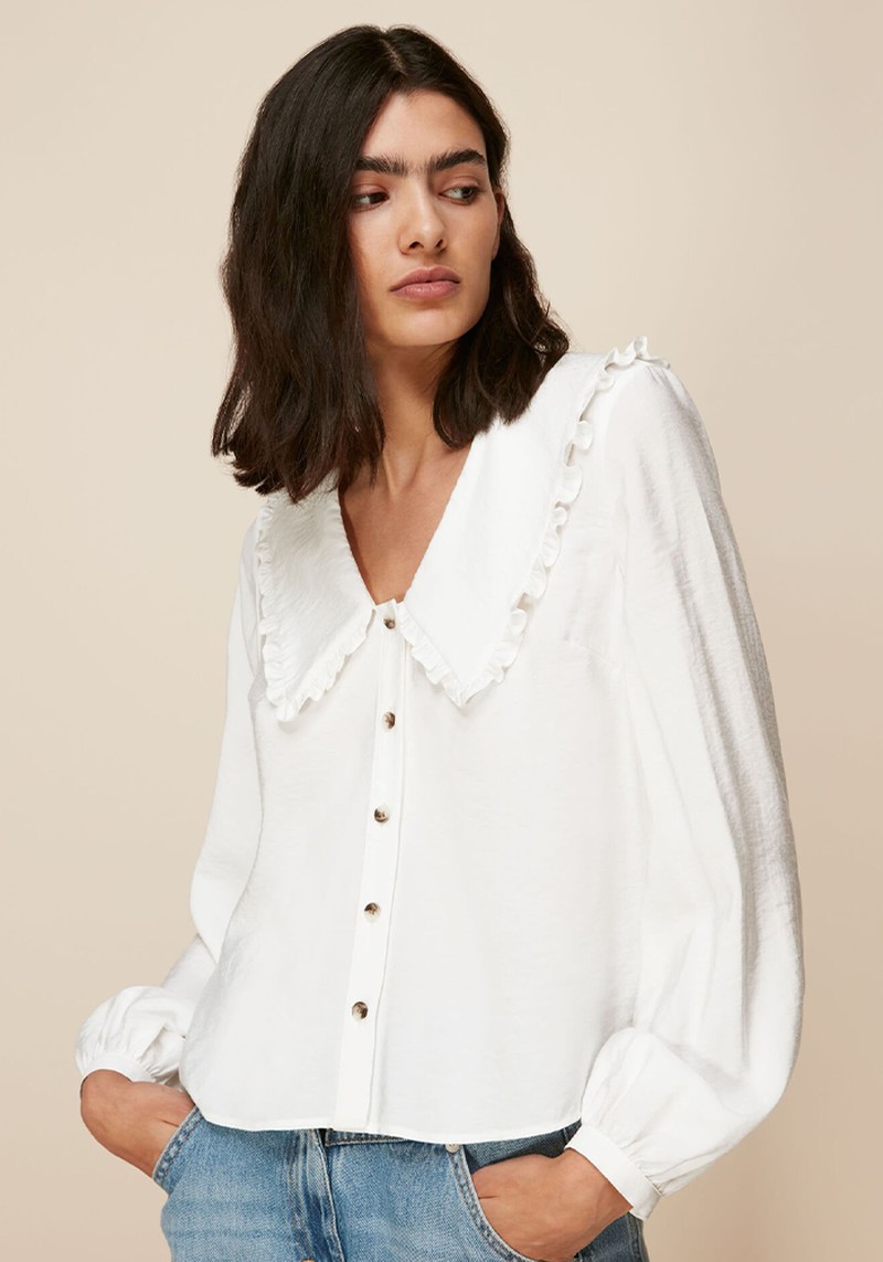 Oversized Collar Detail Shirt from Whistles