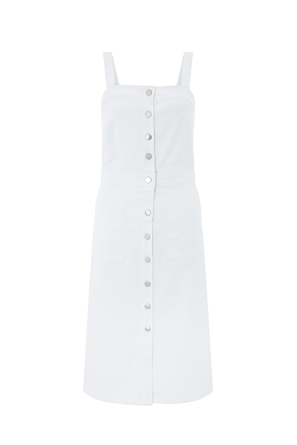 Dusty Denim Pinafore Dress from Monsoon