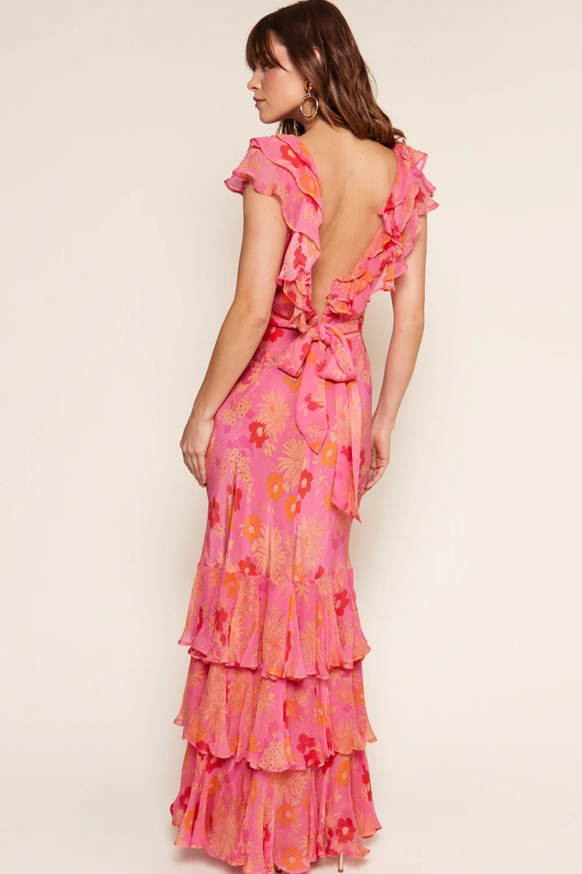 Rio Ruffled Midi Dress, £495 | Rixo