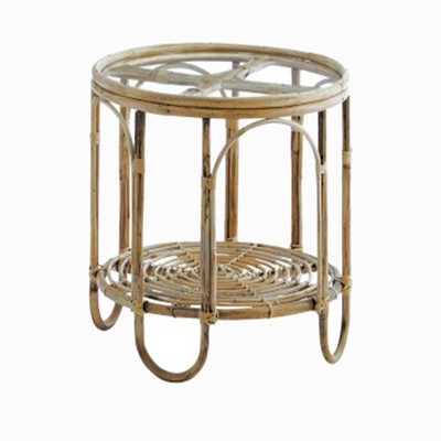 Bamboo Side Table from Raj Tent Club