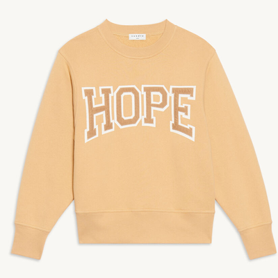 Organic Cotton Sweatshirt With Lettering from Sandro
