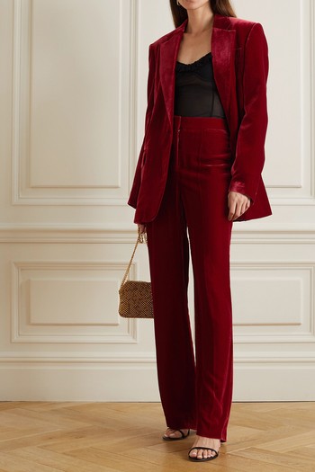 Velvet Straight-Leg Pants from Stella McCartney