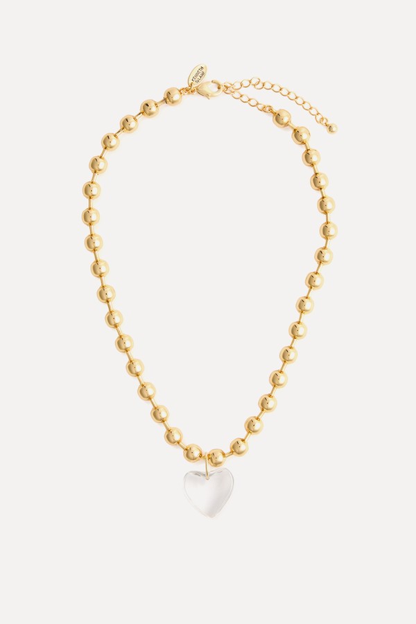 Heart Beaded Necklace from Kenneth Jay Lane
